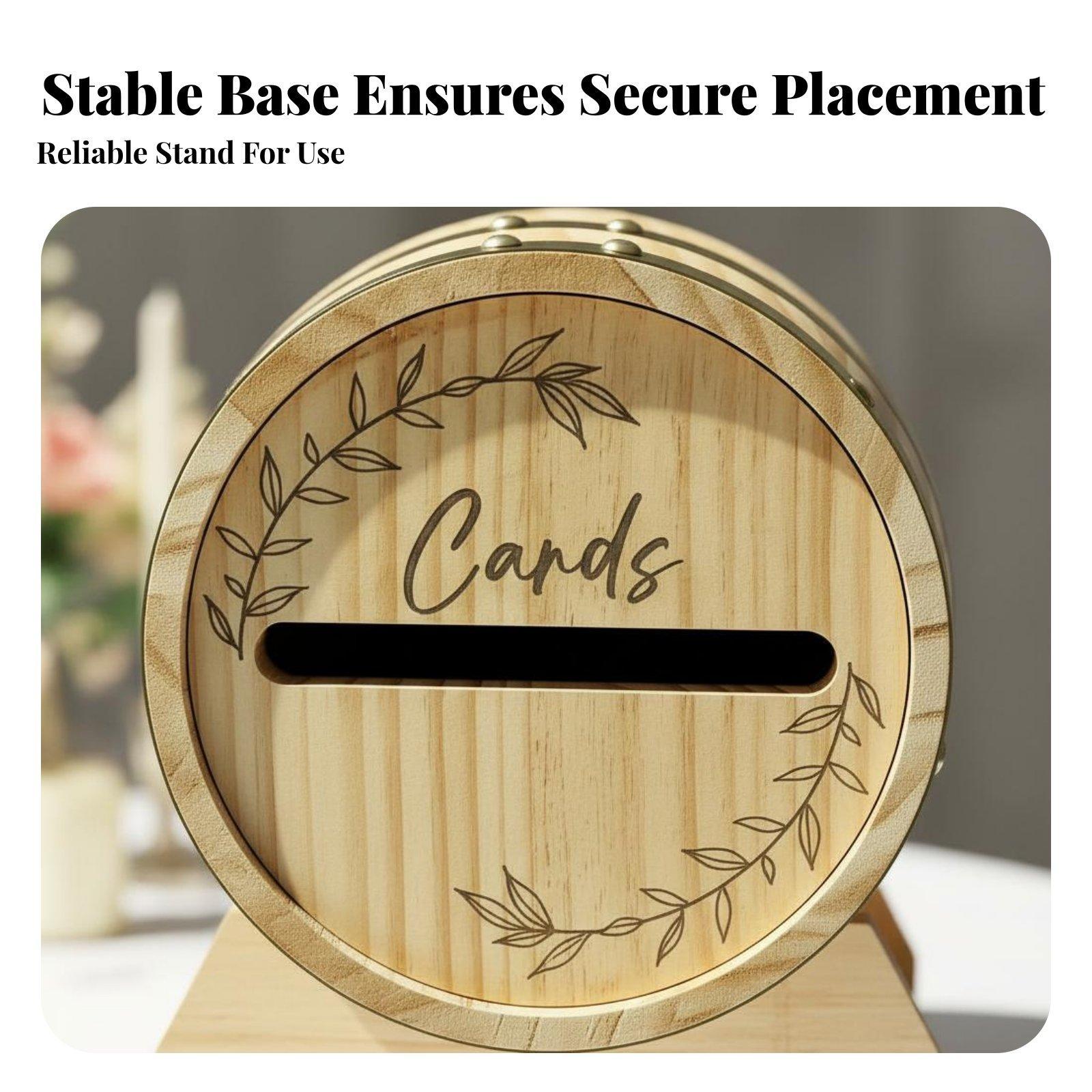 กล่องใส่การ์ดไม้ขนาดใหญ่ พร้อม - Wedding Card Box บทวิจารณ์และราคา