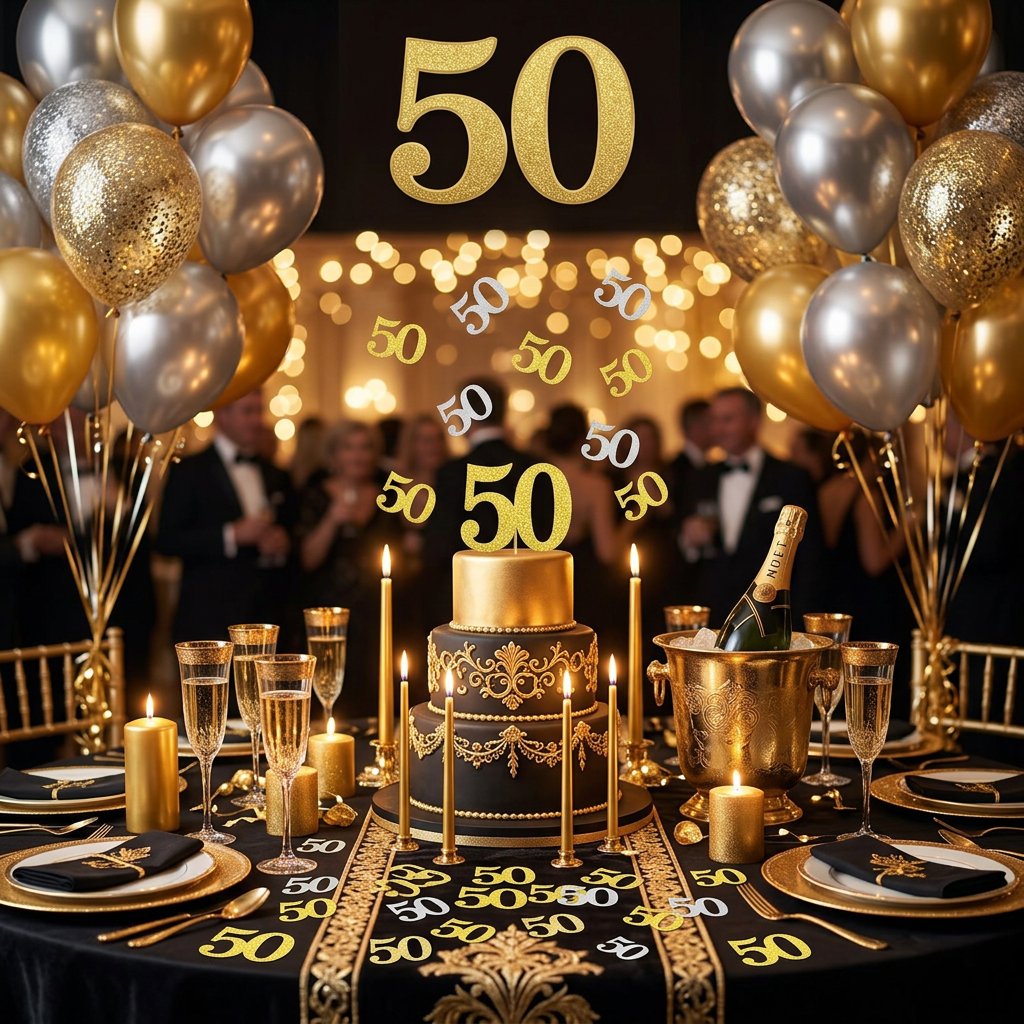 120 ชิ้น กระดาษตกแต่งงานวันเกิ - Table Number Gold บทวิจารณ์และราคา