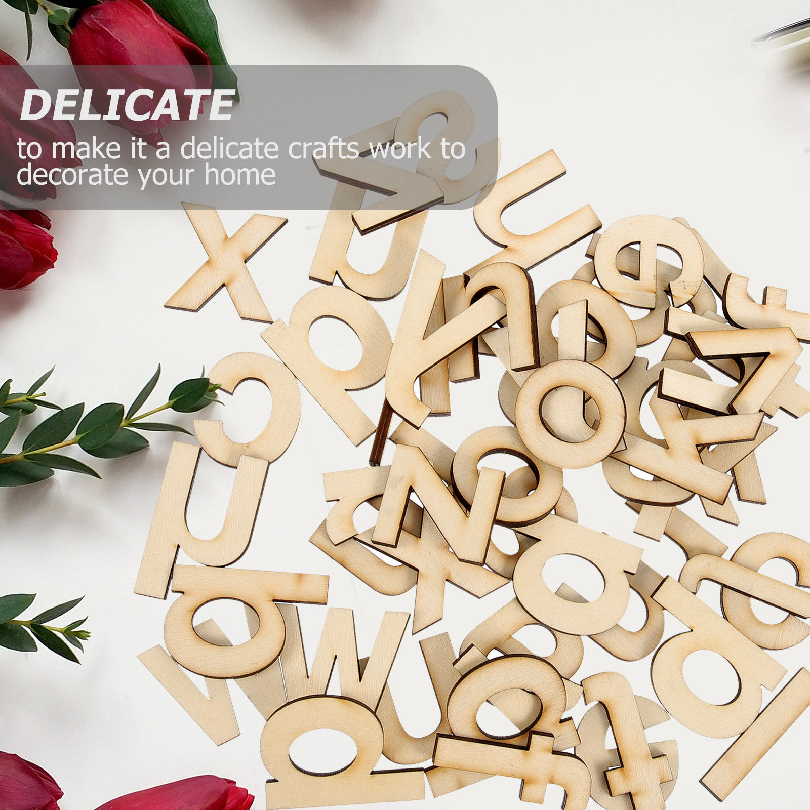 ชุดตัวอักษรไม้เปล่าสไตล์กราฟฟิ - Wedding Decor Supply Store บทวิจารณ์และราคา
